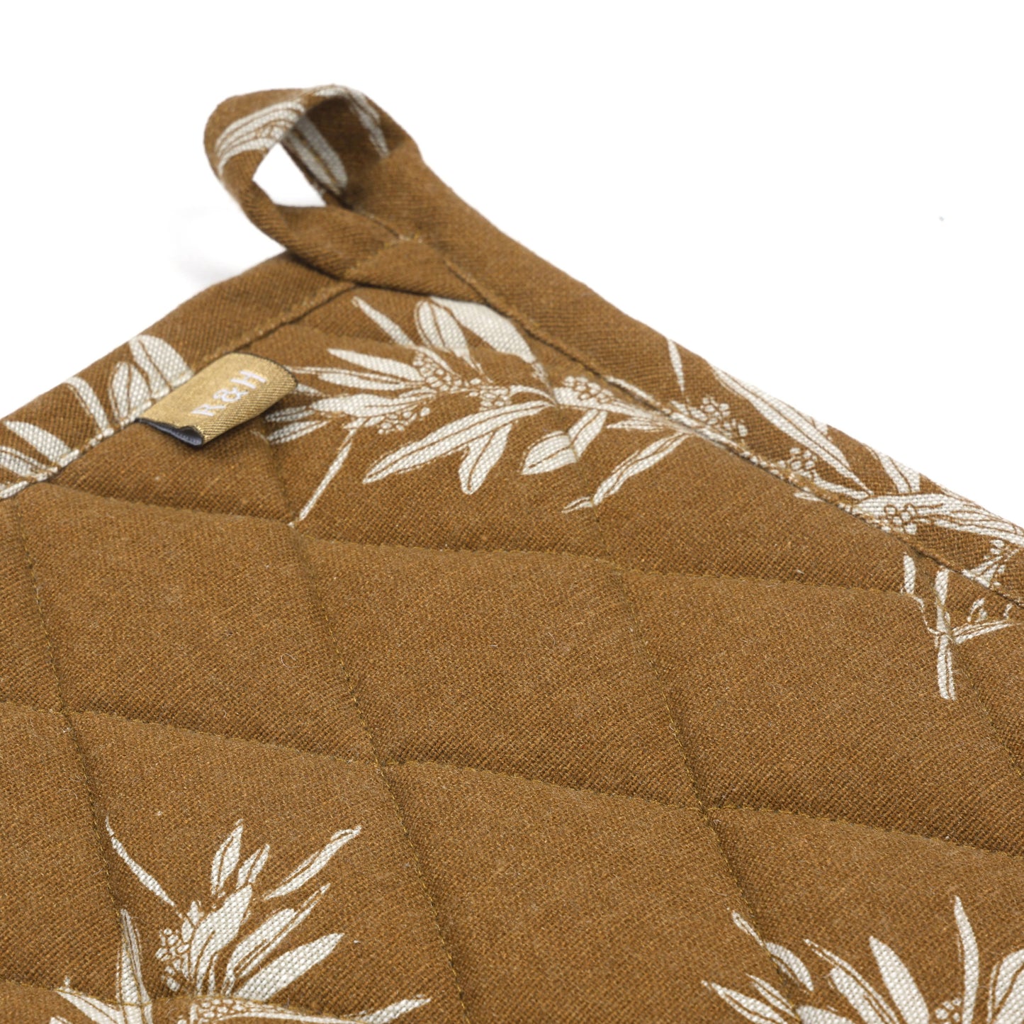 Raine & Humble - Pot Holder Trivets Olives Mustard