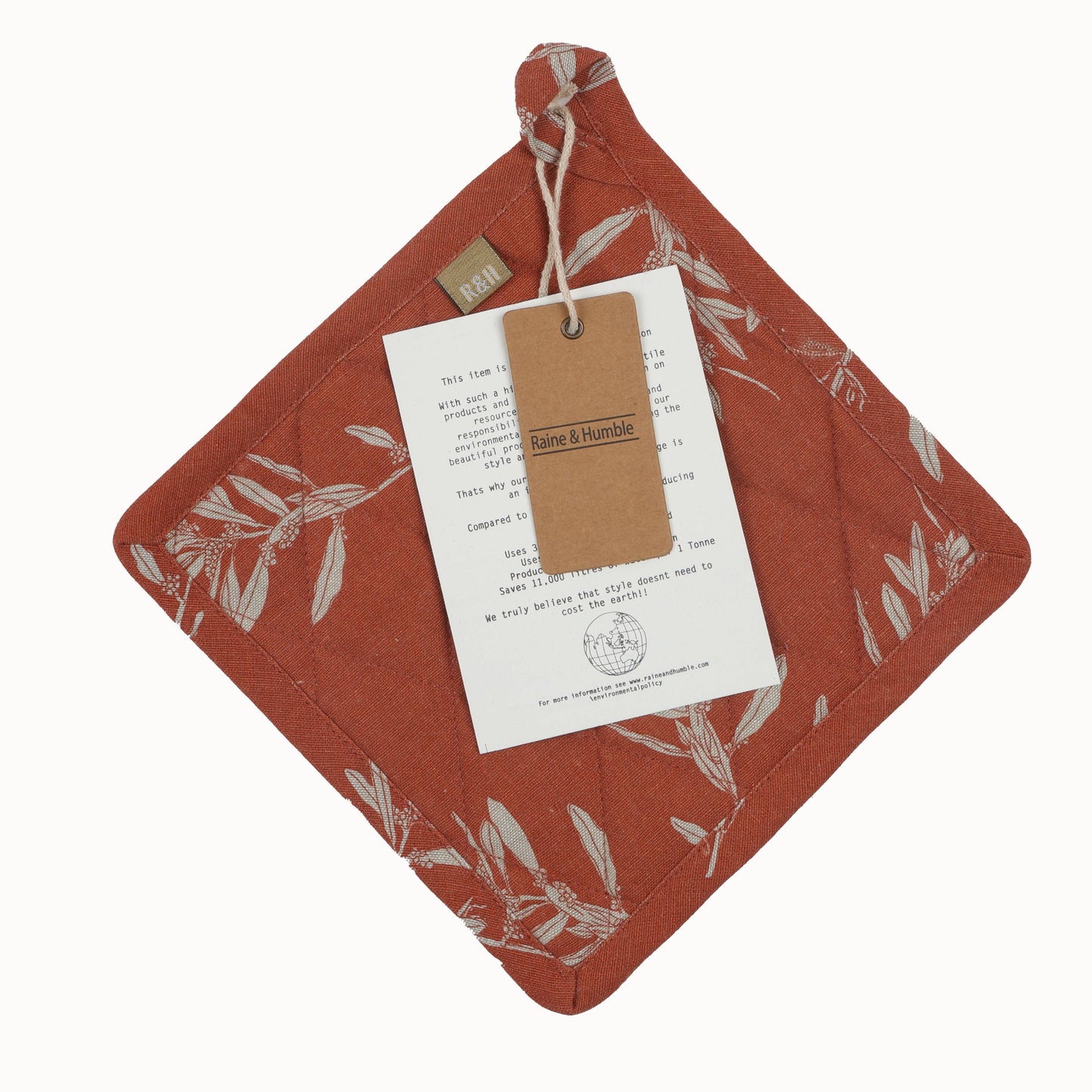 Raine & Humble - Pot Holder Trivets Olives Cinnamon