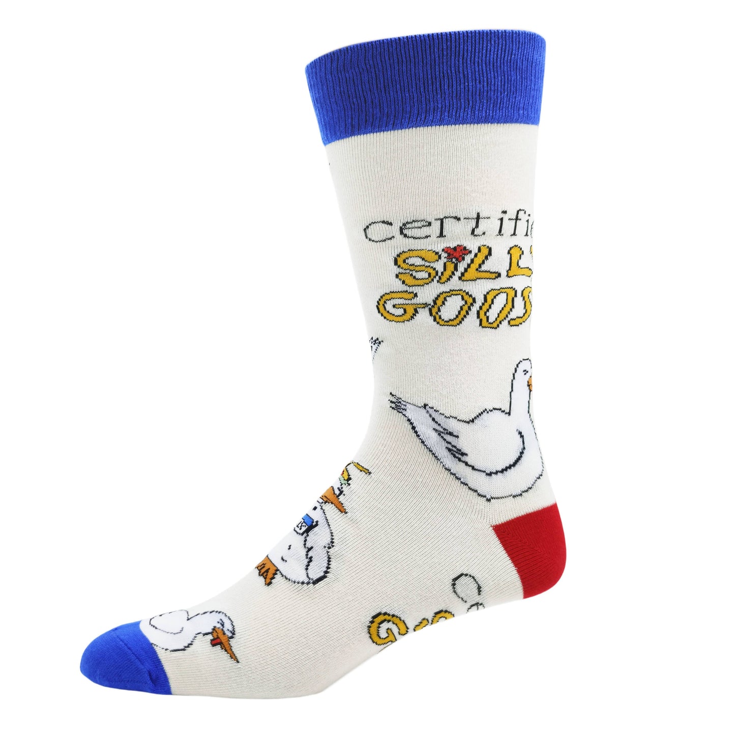 Sock It Up - Silly Goose |Men's Cotton Crew Socks
