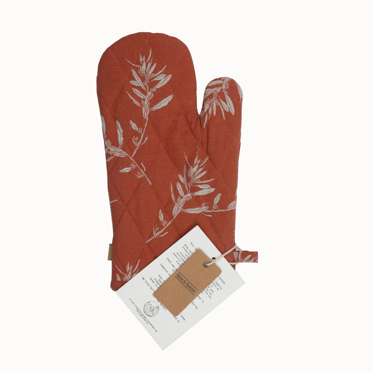 Raine & Humble - Oven Gloves Olives Cinnamon