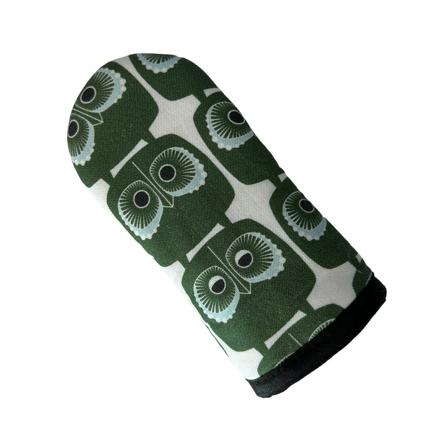 Collisionware - Green Owls Cast Iron Handle Mitt