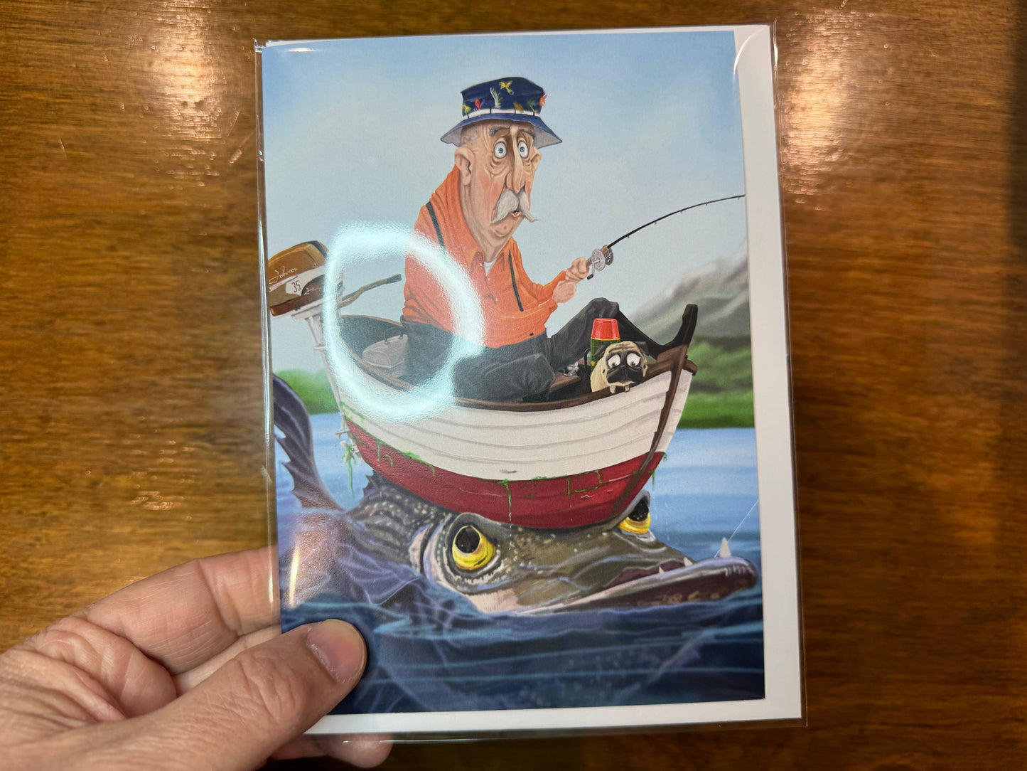 Mark Ludy Art Books & Games - Big Fish Greeting Card