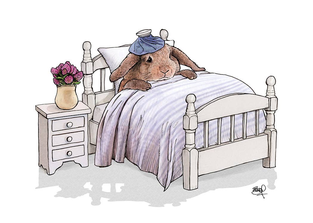 Shawn Braley Illustration - Get Well Soon Greeting Card