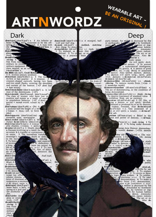 ARTNWORDZ LLC  Edgar Alan Poe Socks