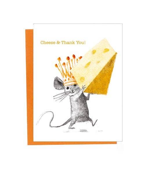Artiphany - Cheese & Thank You Greeting Card