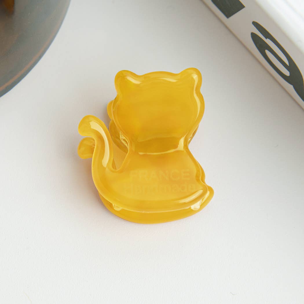 TheDivaSoap - Acetate Mini Cute Cat Hair Clip