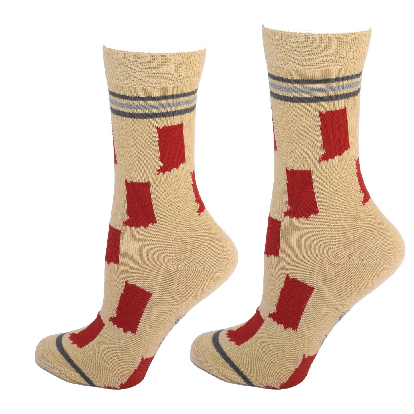 Buy Socks You All - Indiana State Crimson and Cream Women's Socks