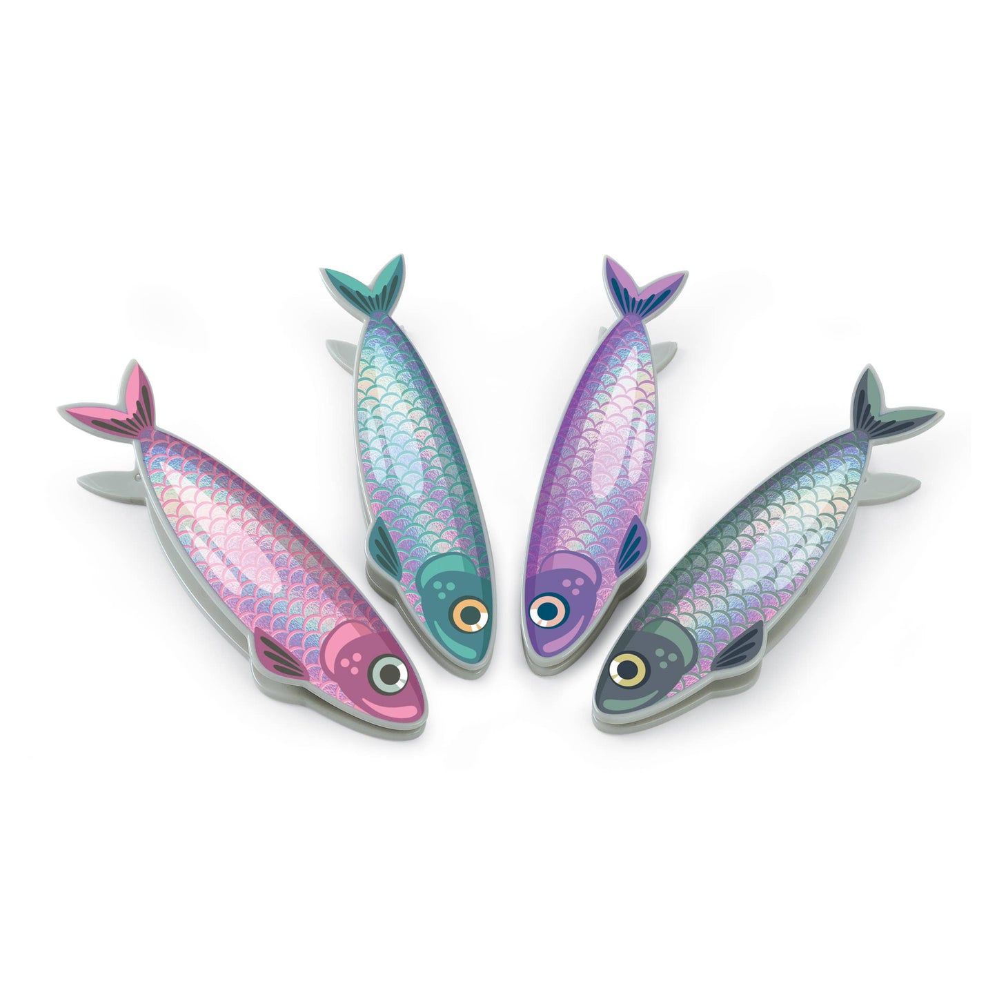 Fred & Friends - Fish 'N Clips - Sardine Bag Clips - Set of 4