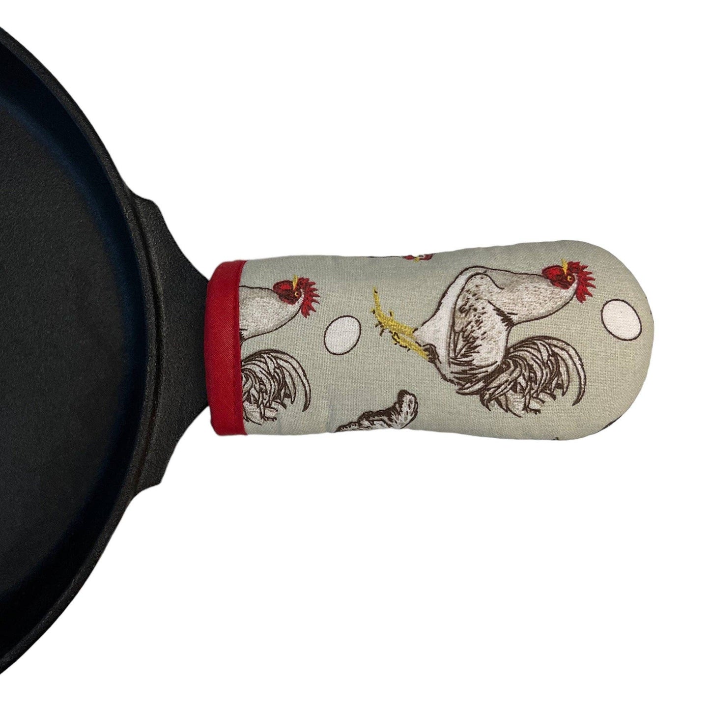 Collisionware - Barnyard Chickens Cast Iron Handle Mitt