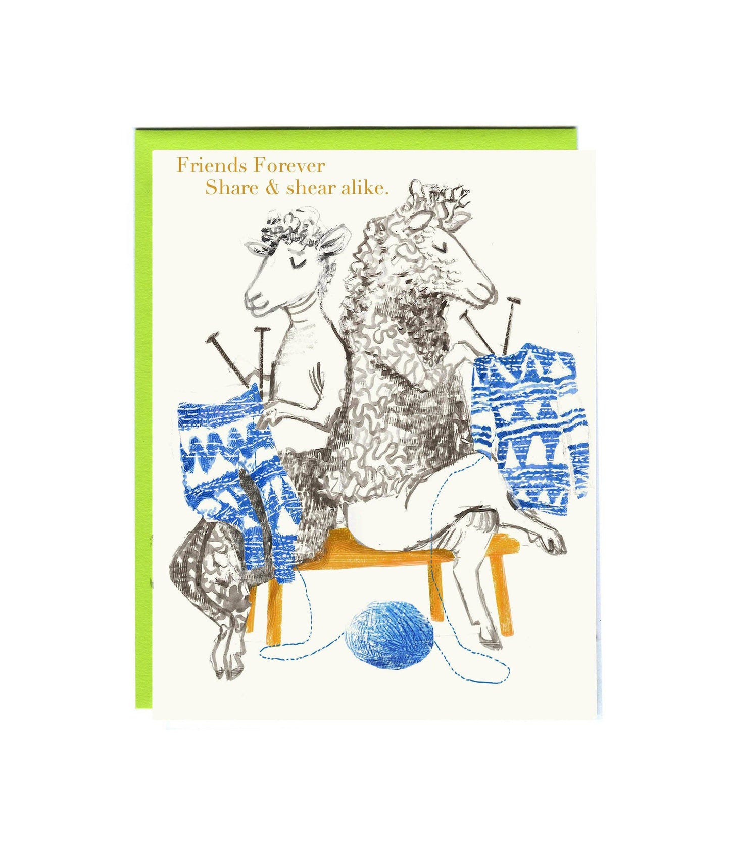 Artiphany - Share & Shear Alike Greeting Card