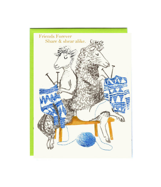Artiphany - Share & Shear Alike Greeting Card