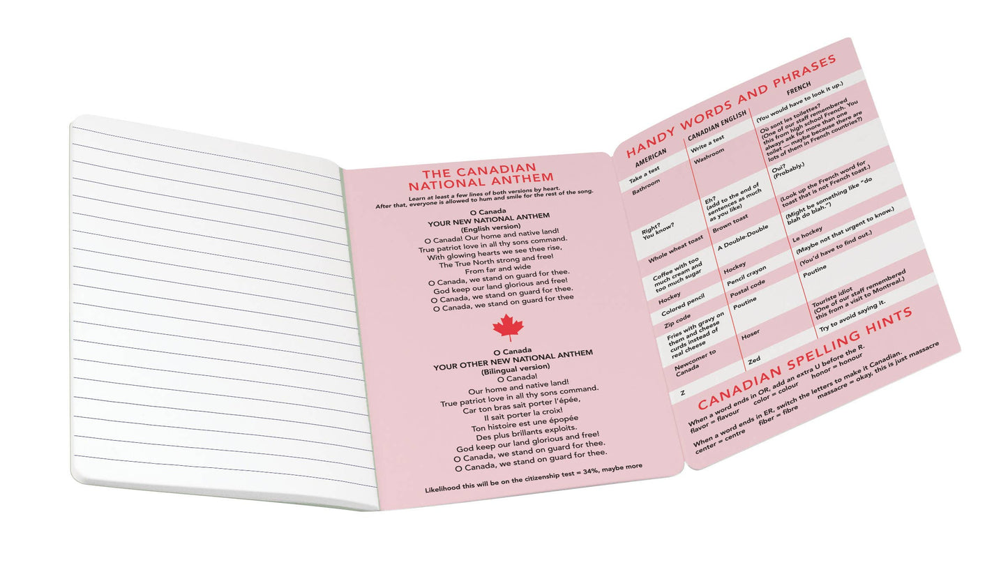 Unemployed Philosophers Guild - Canadian Passport Notebook