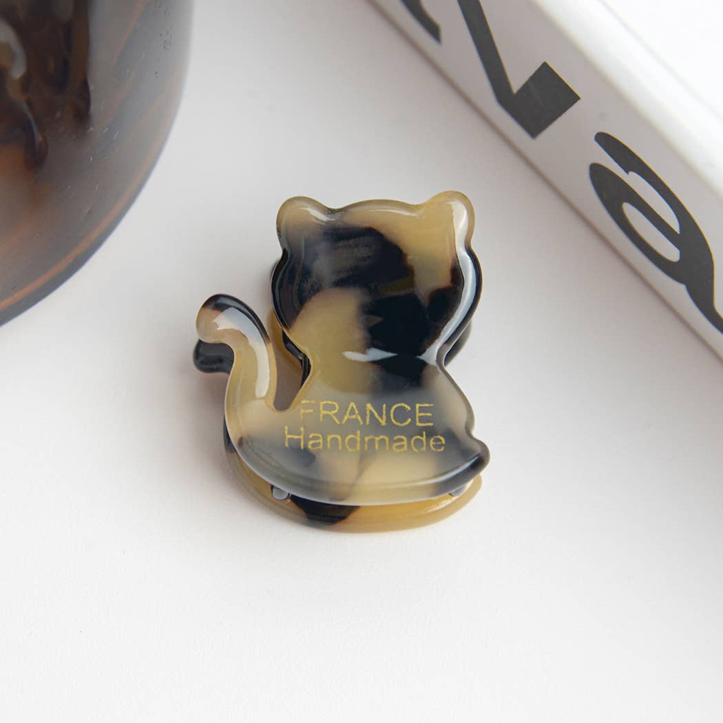 TheDivaSoap - Acetate Mini Cute Cat Hair Clip
