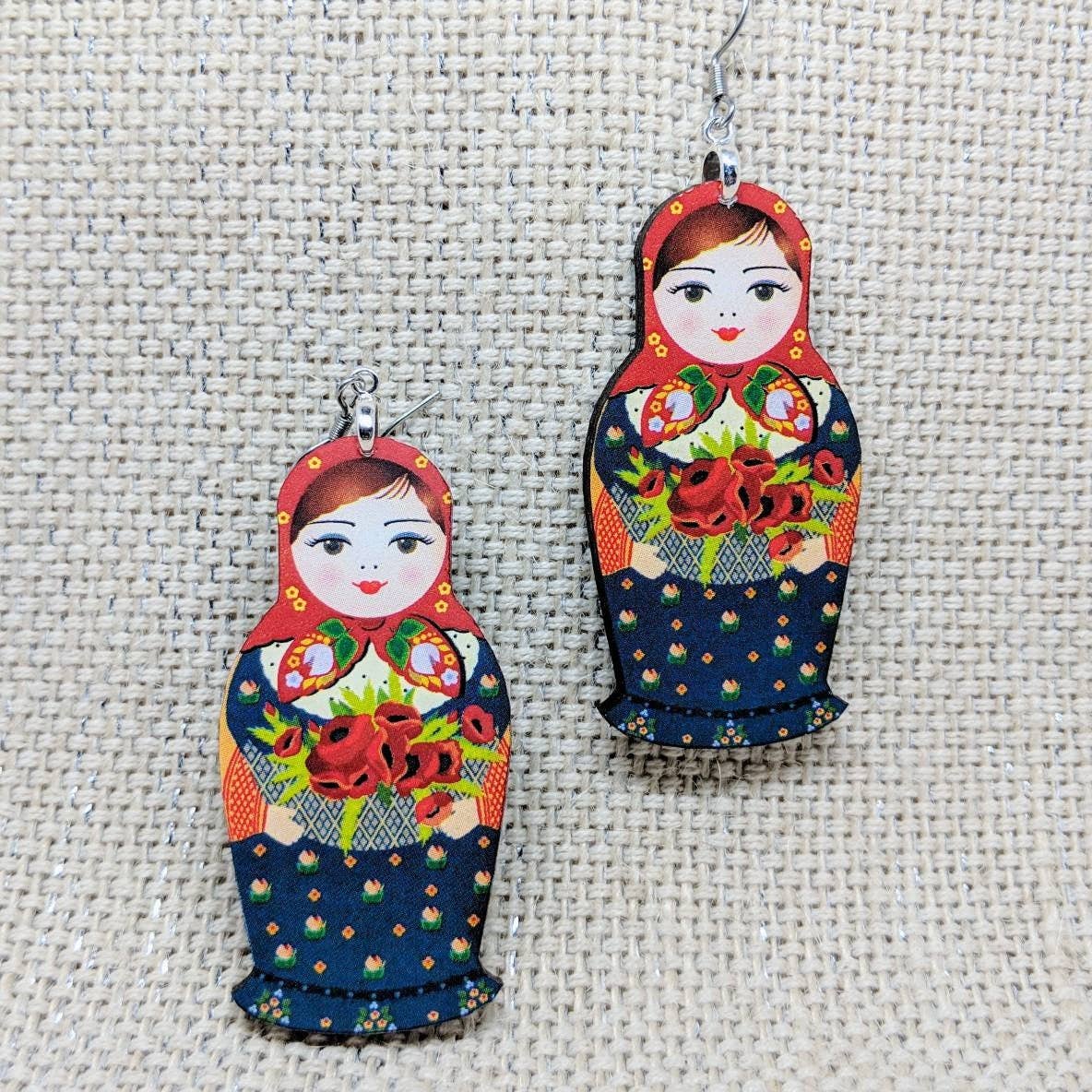 Iamsonotcool - Russian Doll Earrings