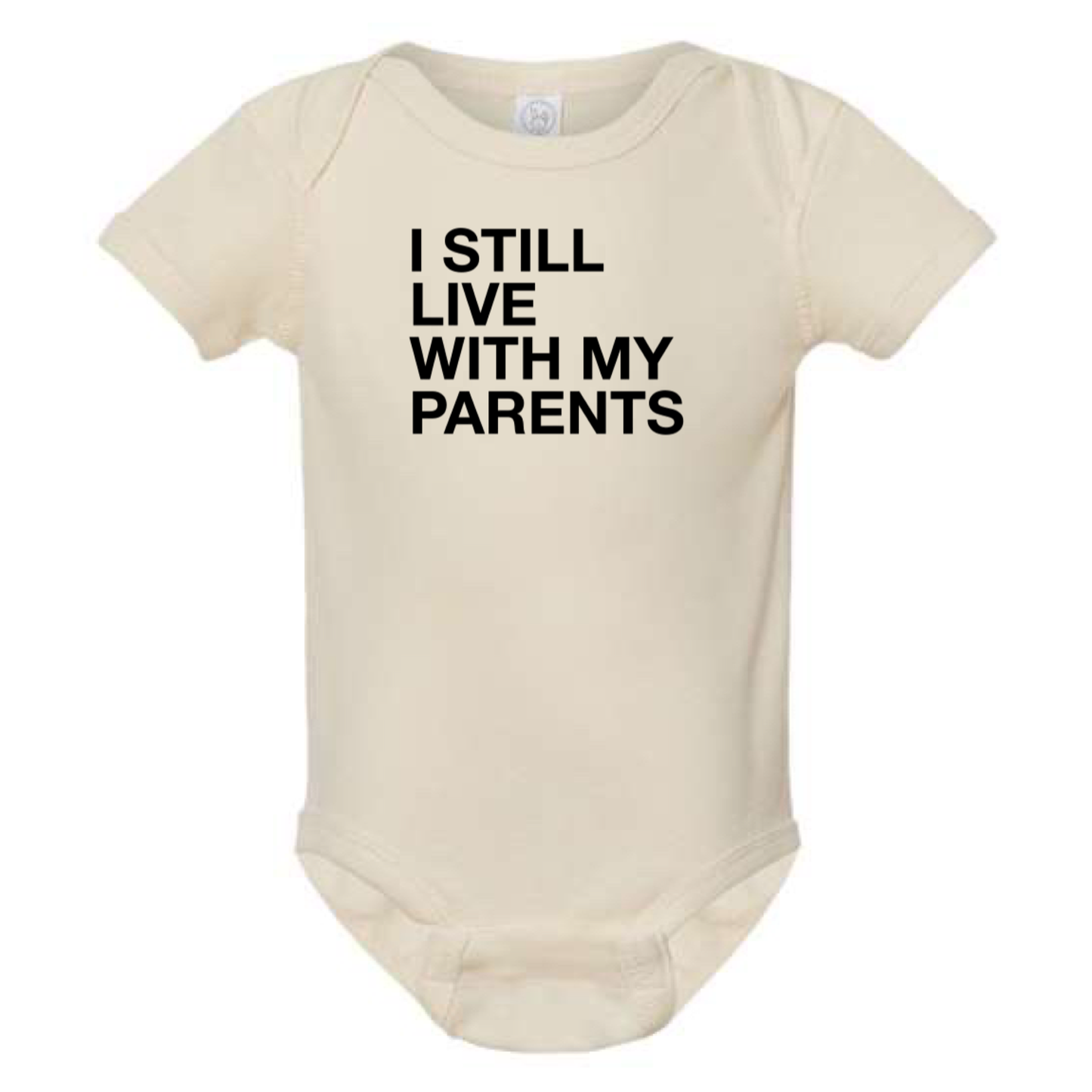 dkhandmade - I STILL LIVE WITH MY PARENTS BABY ONESIE