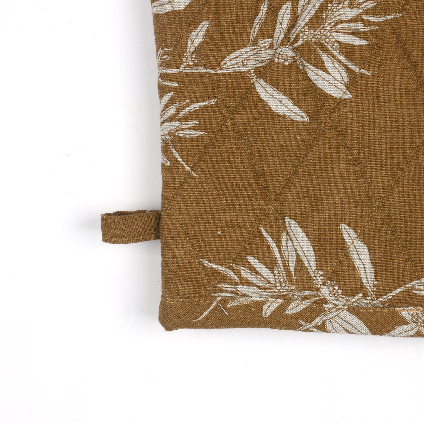 Raine & Humble - Oven Gloves Olives Mustard