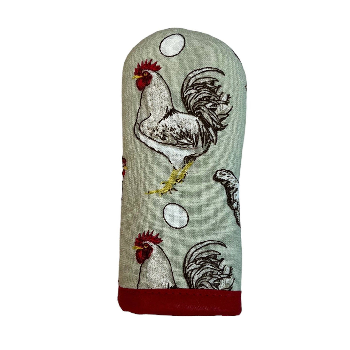 Collisionware - Barnyard Chickens Cast Iron Handle Mitt