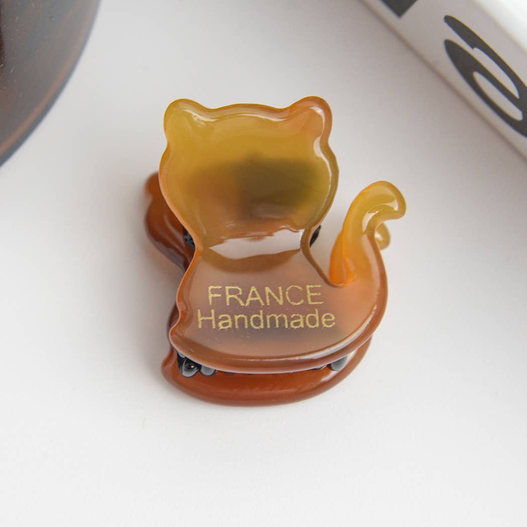 TheDivaSoap - Acetate Mini Cute Cat Hair Clip