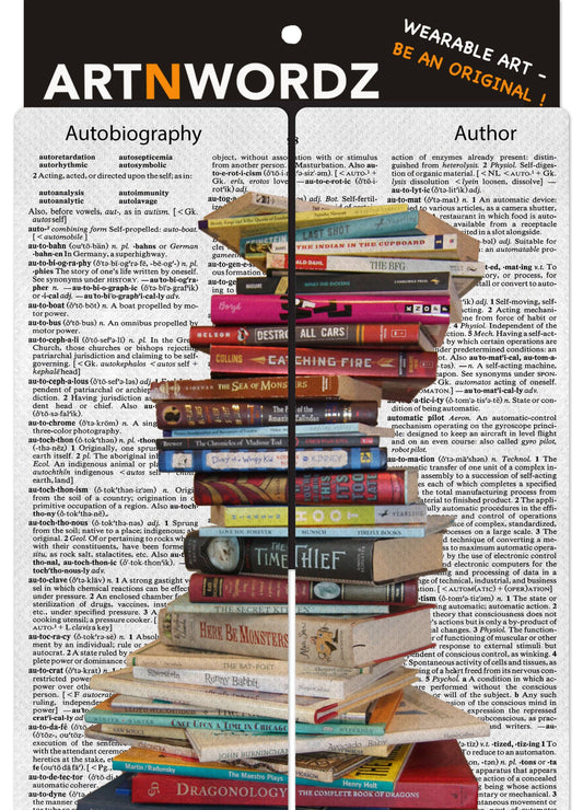 ARTNWORDZ LLC - STACKED BOOKS SOCKS