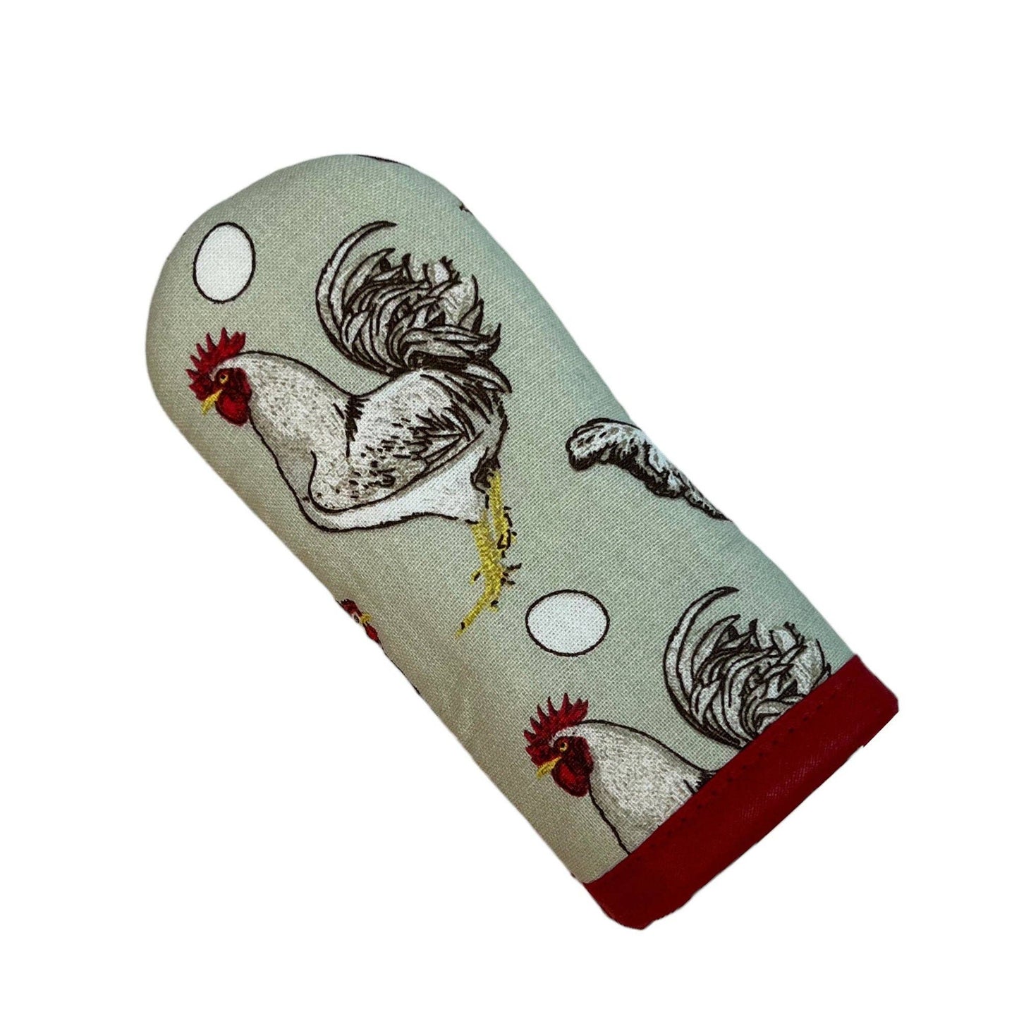 Collisionware - Barnyard Chickens Cast Iron Handle Mitt
