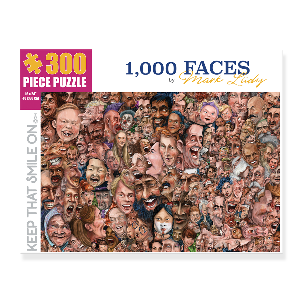 Mark Ludy Art Books & Games - 300 PIECE PUZZLE / THOUSAND FACES by Mark Ludy