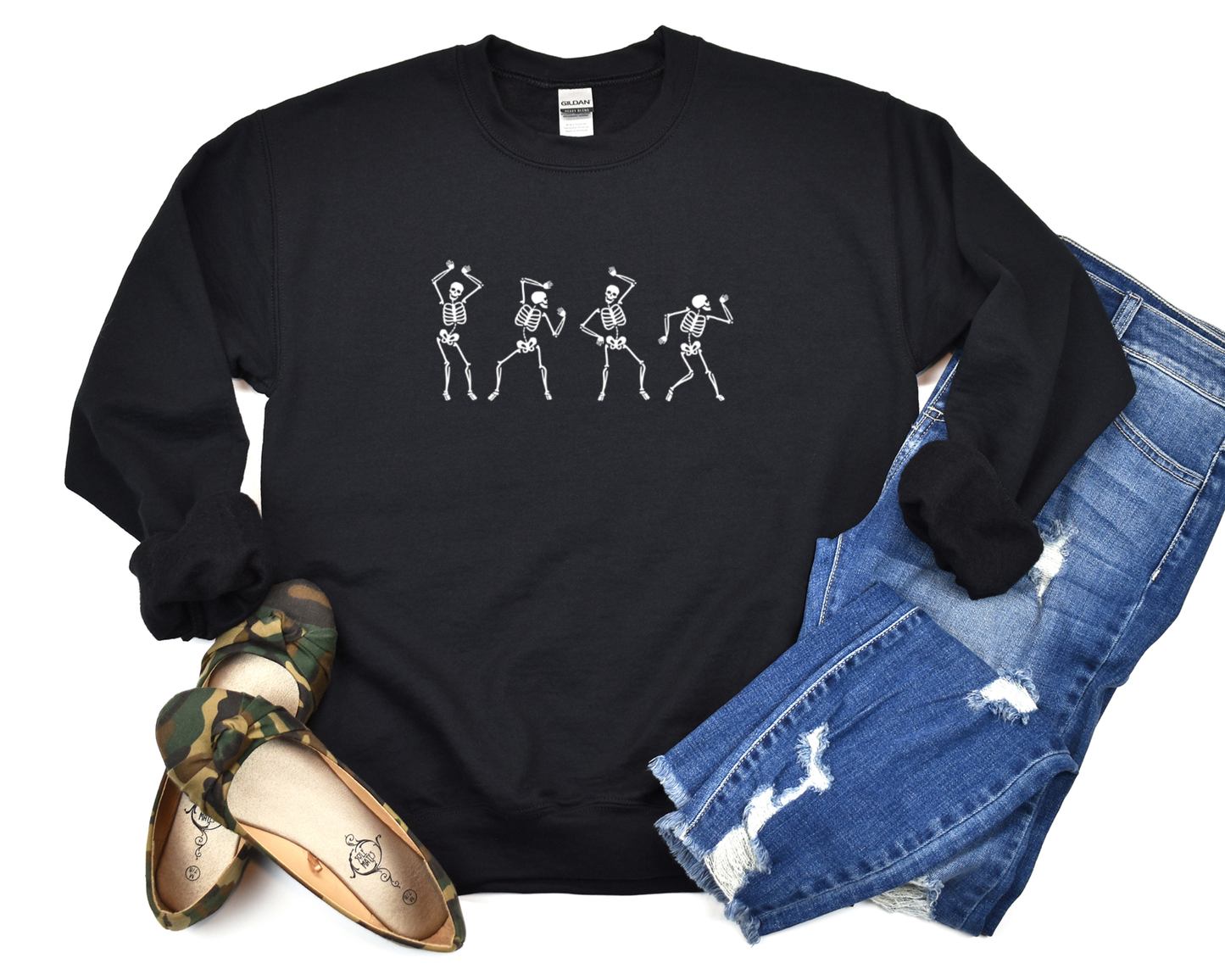 Soph & Lil Design - Dancing Skeletons Sweatshirt