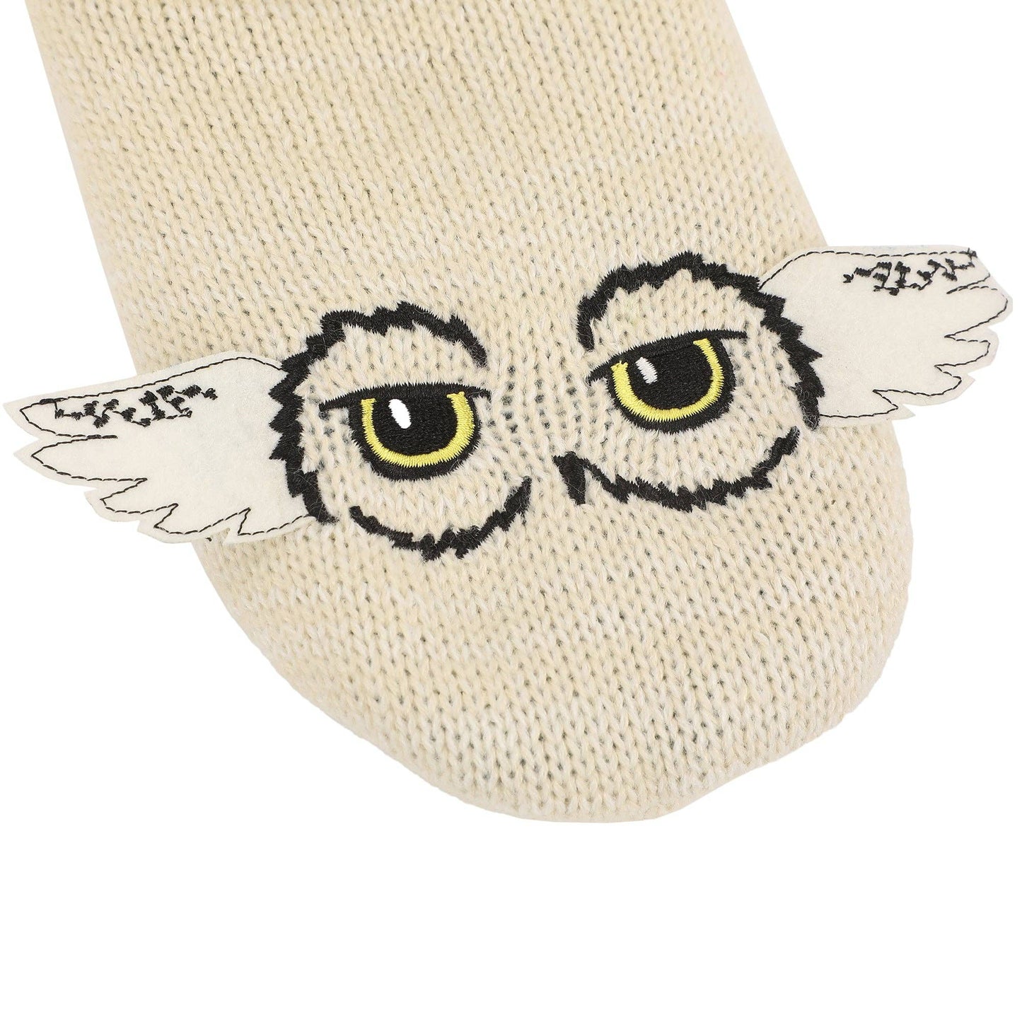 Bioworld Merchandising - Harry Potter Hedwig Big Face Wings Women's Slipper Socks