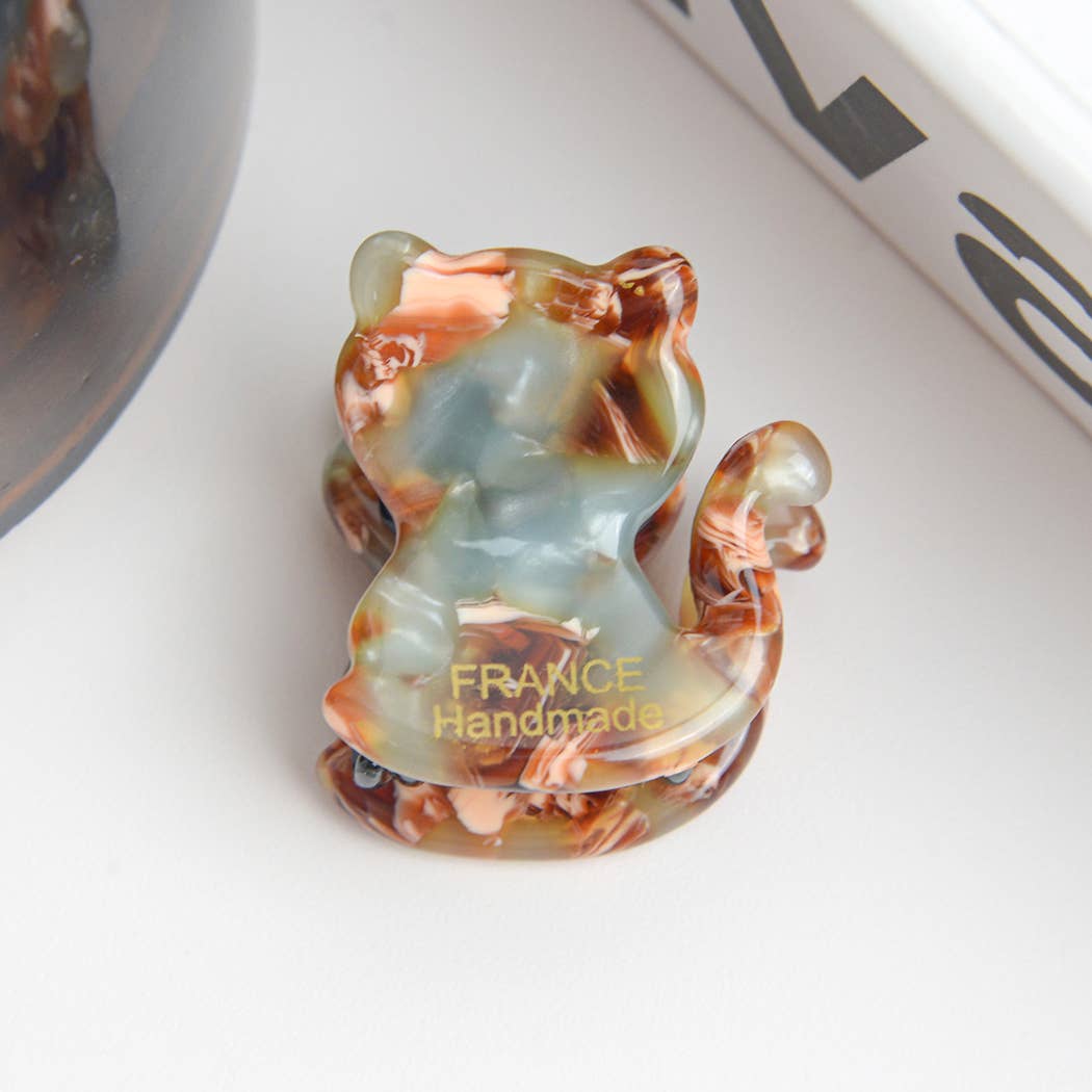 TheDivaSoap - Acetate Mini Cute Cat Hair Clip