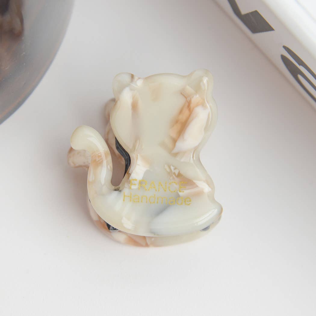 TheDivaSoap - Acetate Mini Cute Cat Hair Clip