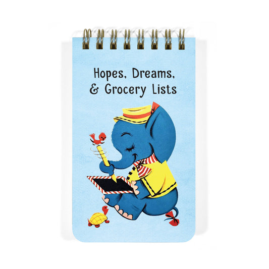 Bad Betty Greeting Co. - Hopes, Dreams & Grocery Lists  Spiral Memo Notepad