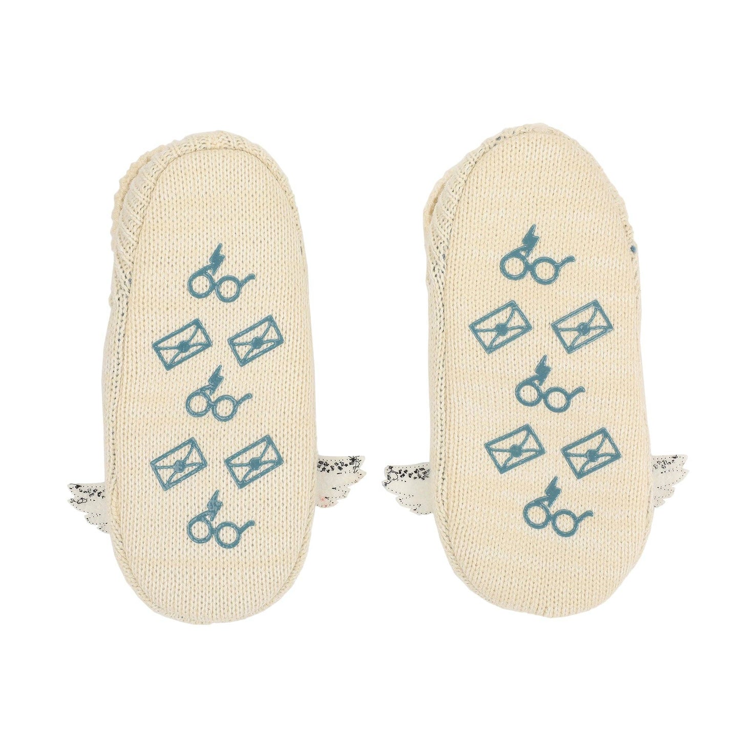 Bioworld Merchandising - Harry Potter Hedwig Big Face Wings Women's Slipper Socks