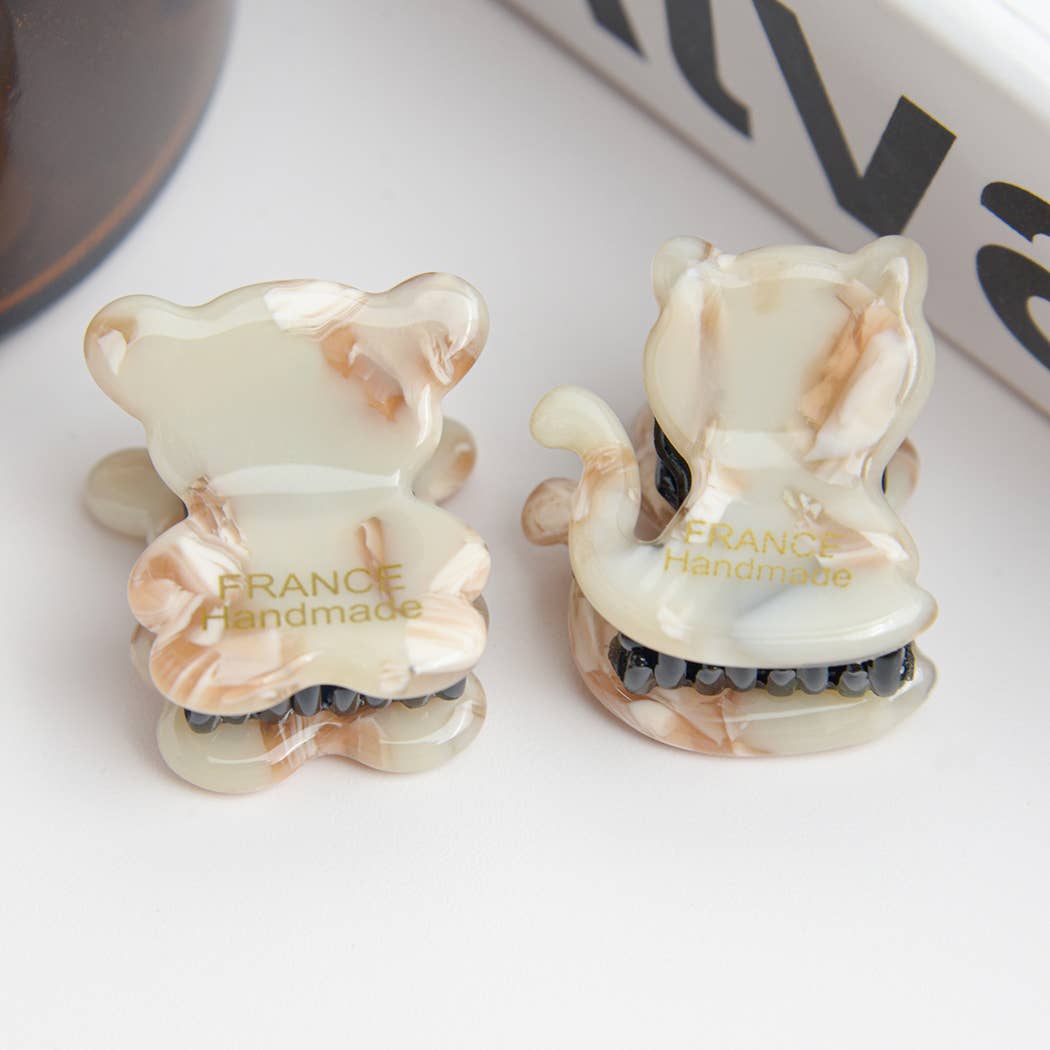 TheDivaSoap - Acetate Mini Cute Cat Hair Clip