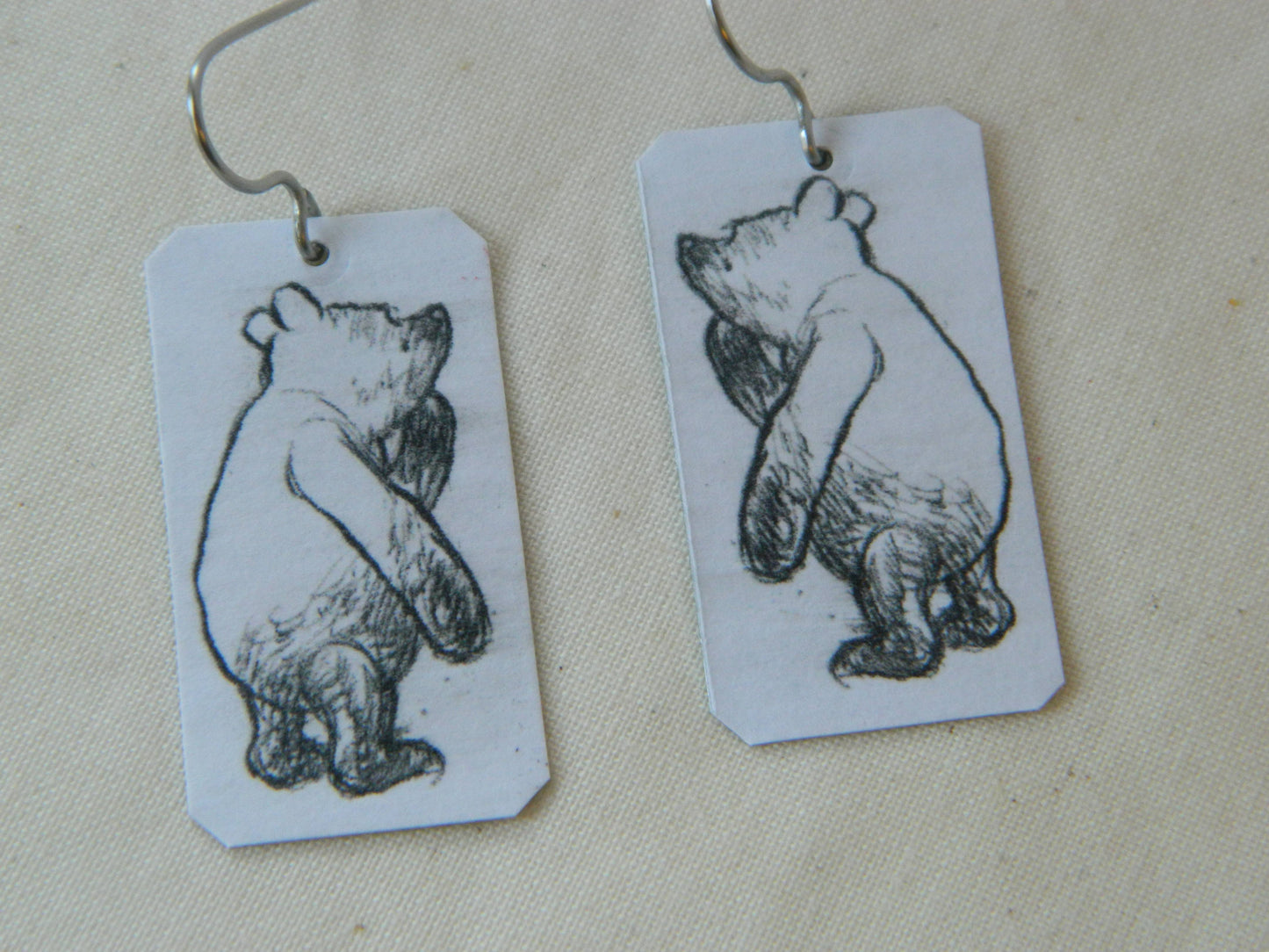 Sarah Collins Studio - Winnie the Pooh Earrings