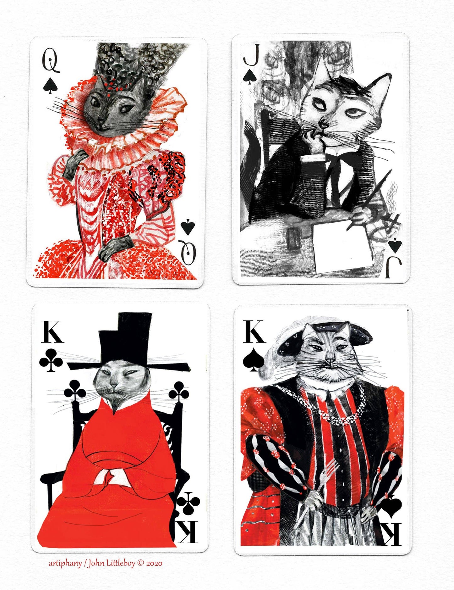 Artiphany - Kitten Club Playing Cards