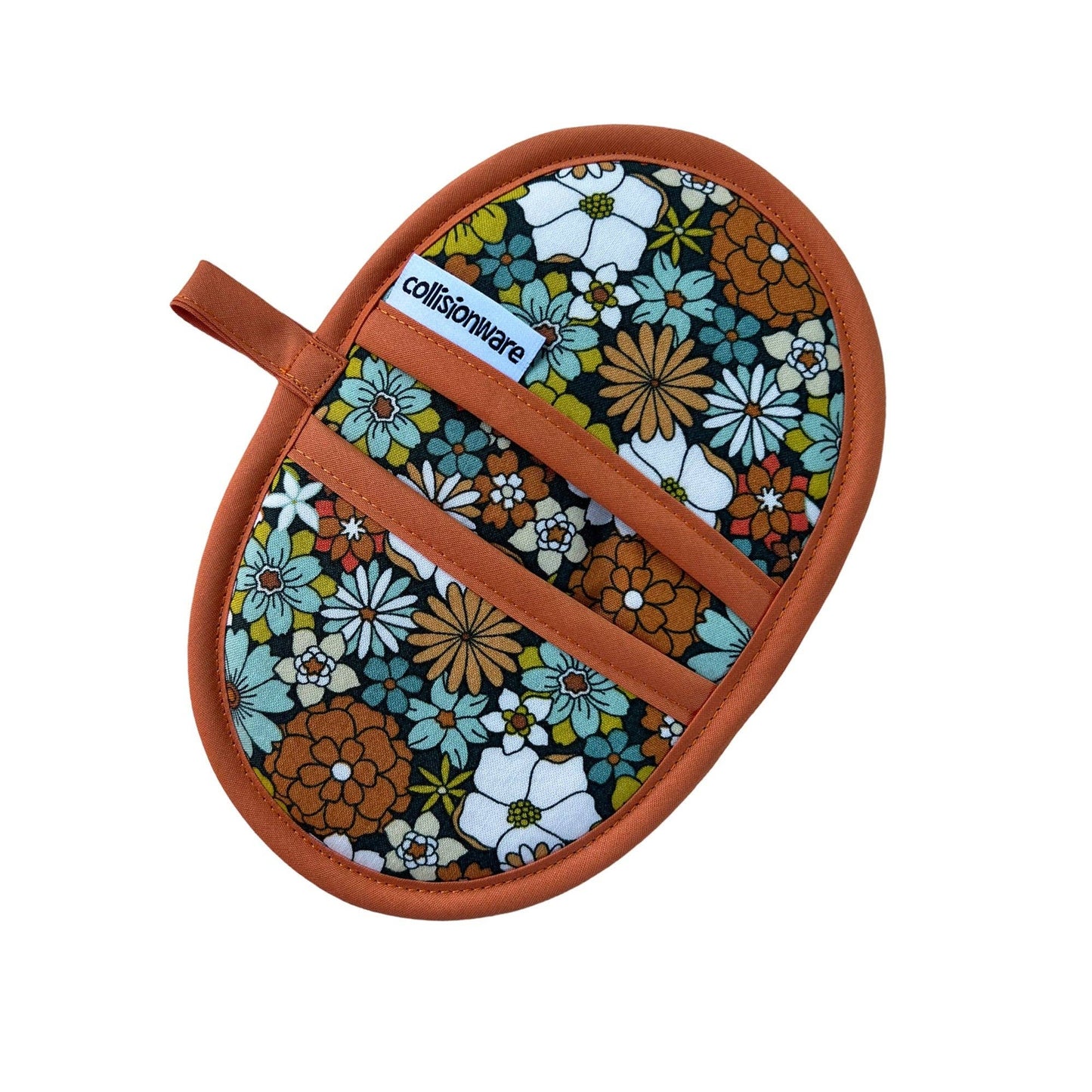 Collisionware - 70's Flowers Mini Pincher Mitt