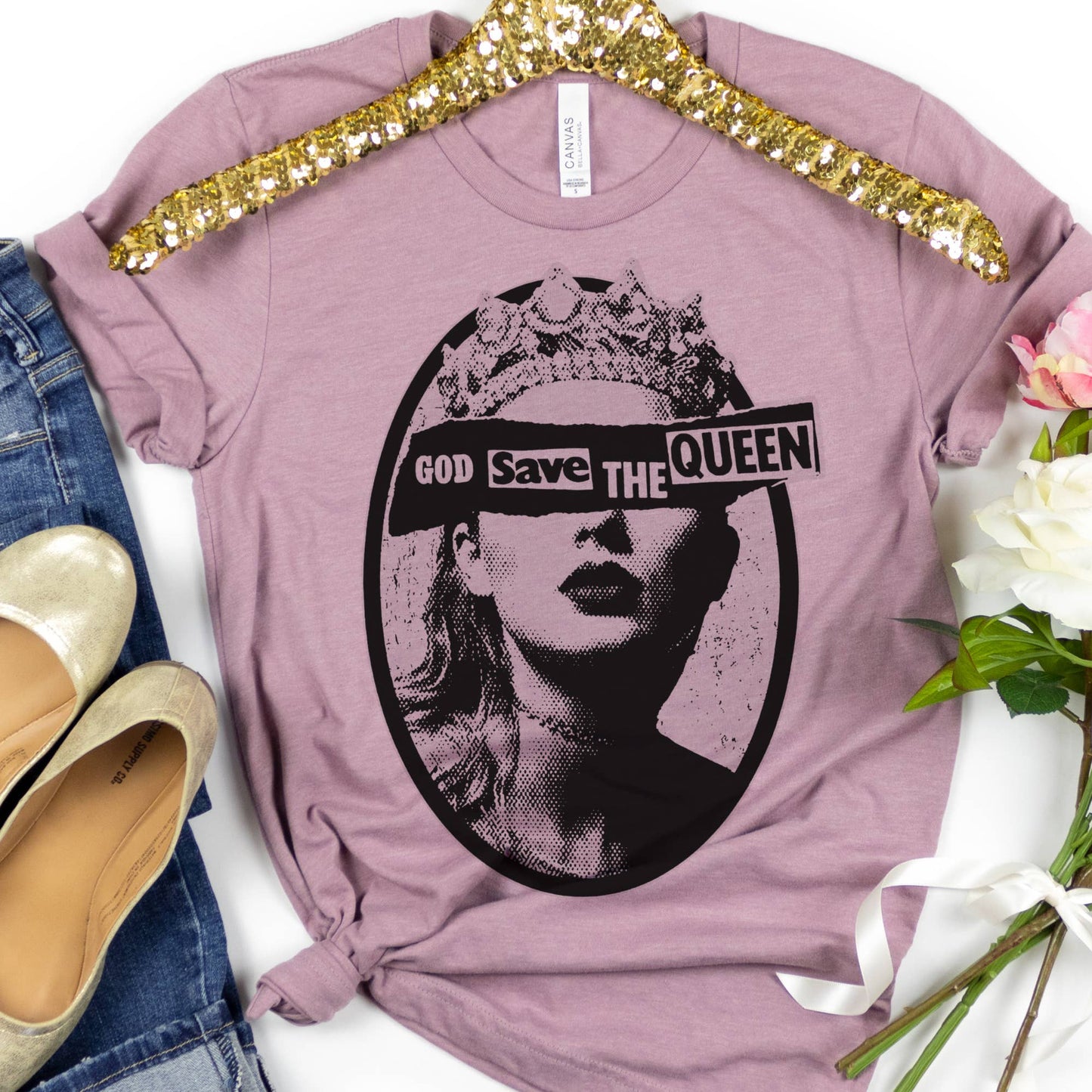 Par.tees by Party On! - Taylor Swift God Save The Queen Taylor Concert Graphic Tee