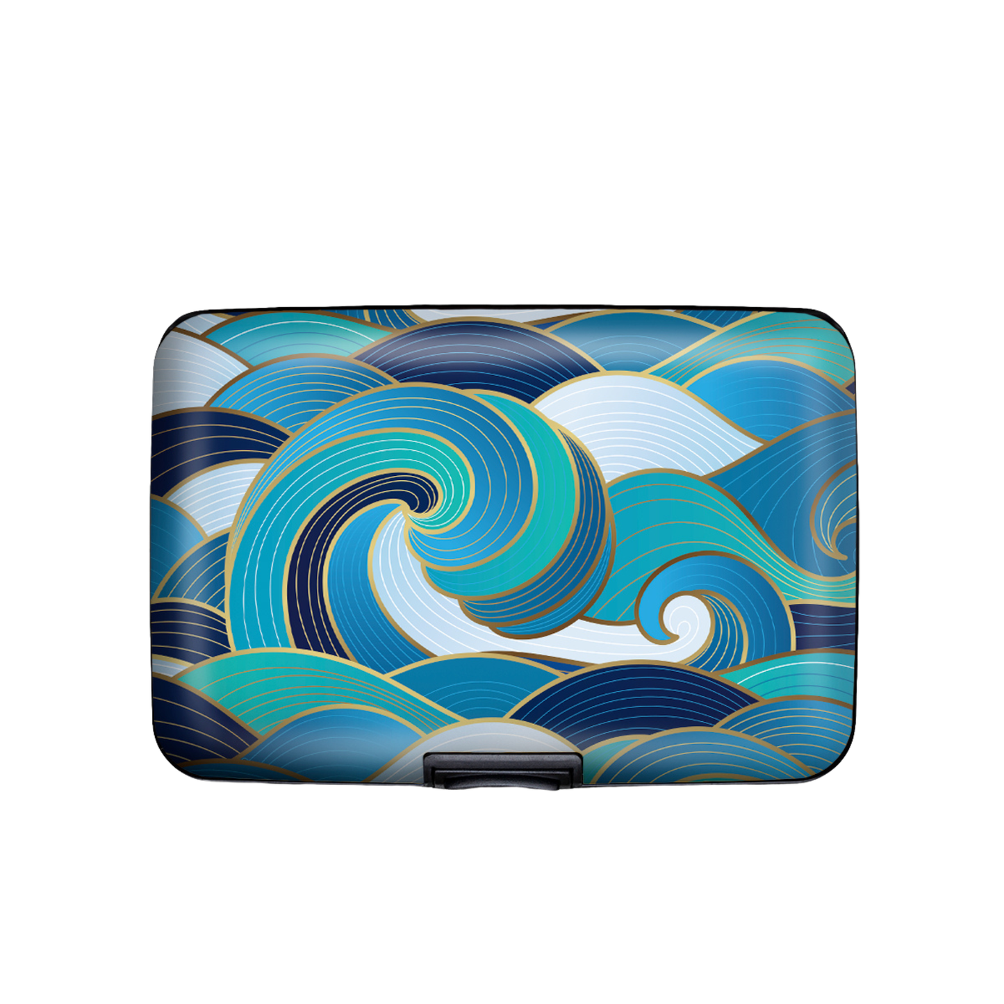 Monarque - Enameled Wave Armored Wallet