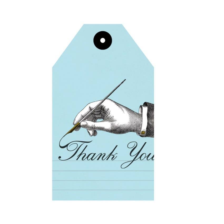 The Found - Victorian Hand Thank You Gift Tag - 8 Pack