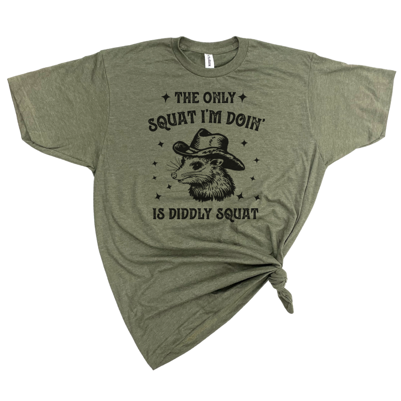 dkhandmade - THE ONLY SQUAT I'M DOING T-SHIRT
