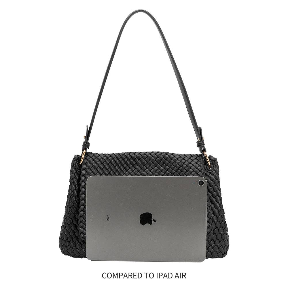 Melie Bianco - Natalia Espresso Recycled Vegan Bag