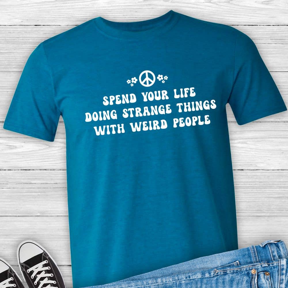 Suzy Swede - Strange Things Weird People Tshirt | Hippie Peace Artists