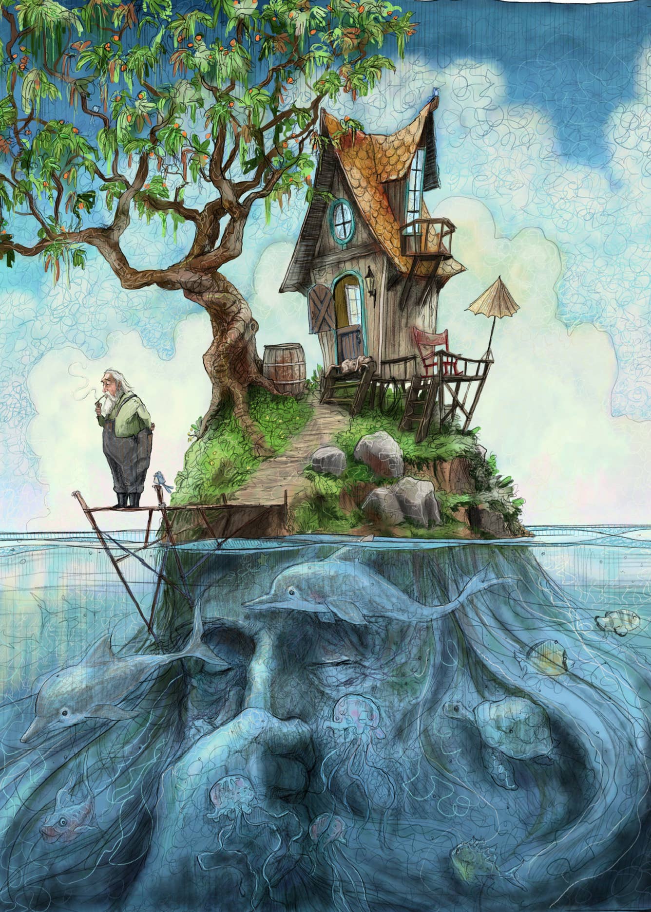 Mark Ludy Art Books & Games - Breathe Greeting Card