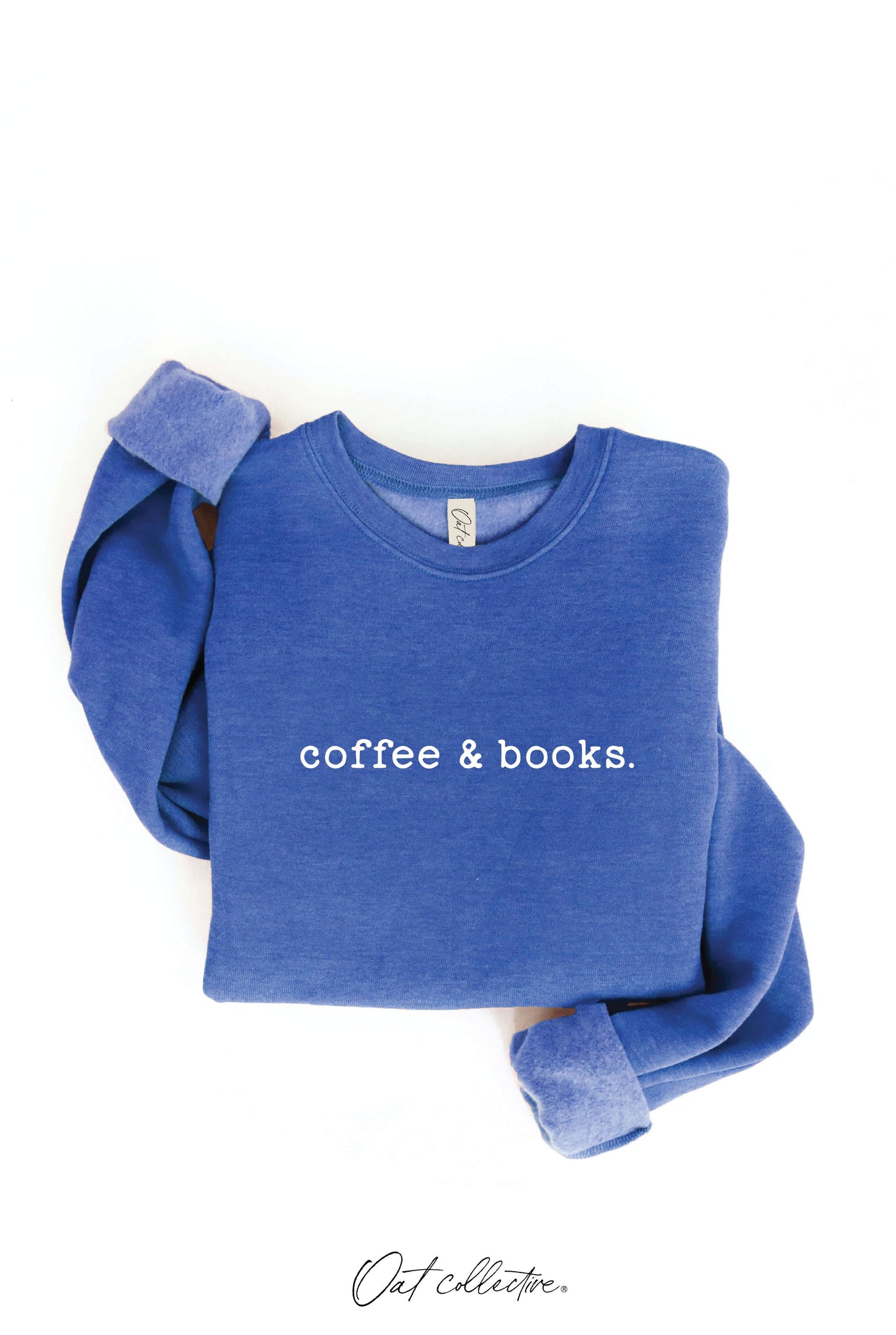OAT COLLECTIVE - COFFEE AND BOOKS Graphic Sweatshirt
