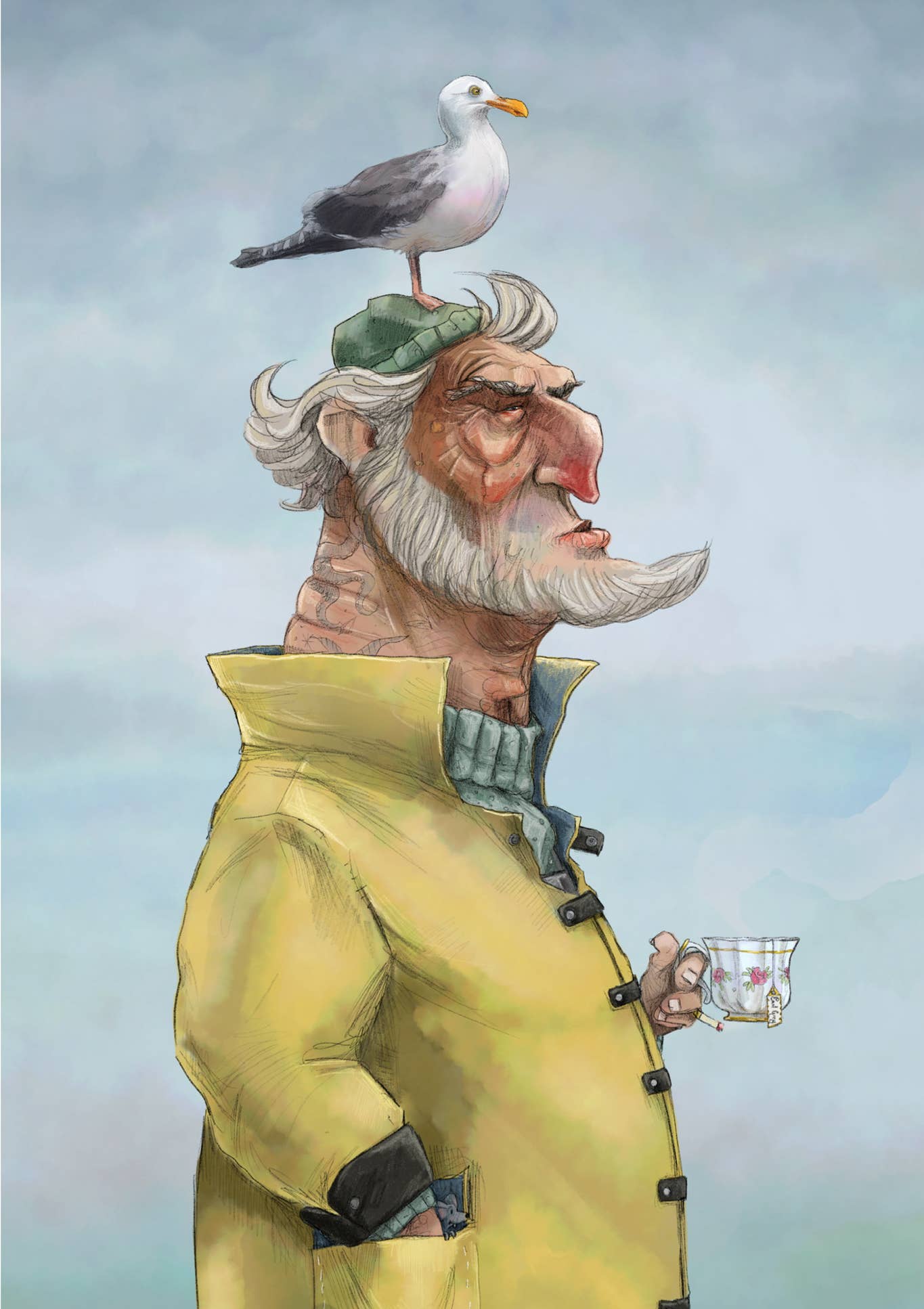 Mark Ludy Art Books & Games - Earl Grey Greeting Card