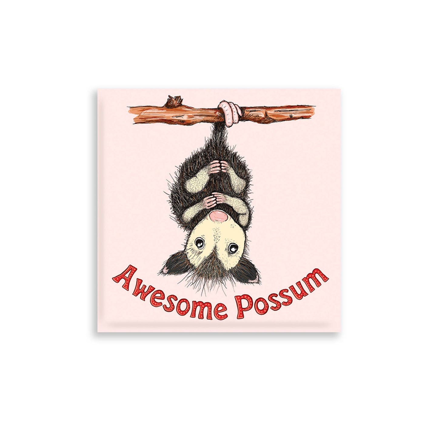 Nice Enough Stickers - Awesome Possum Magnet