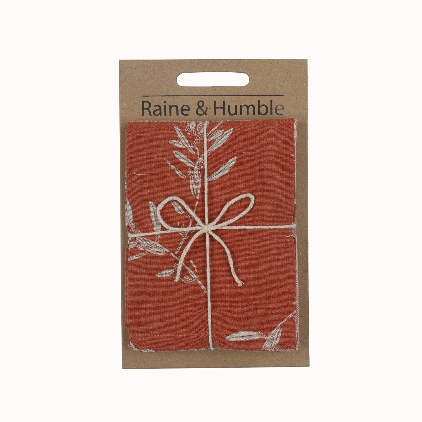 Raine & Humble - Tea Towels Set of Two, Olives Cinnamon