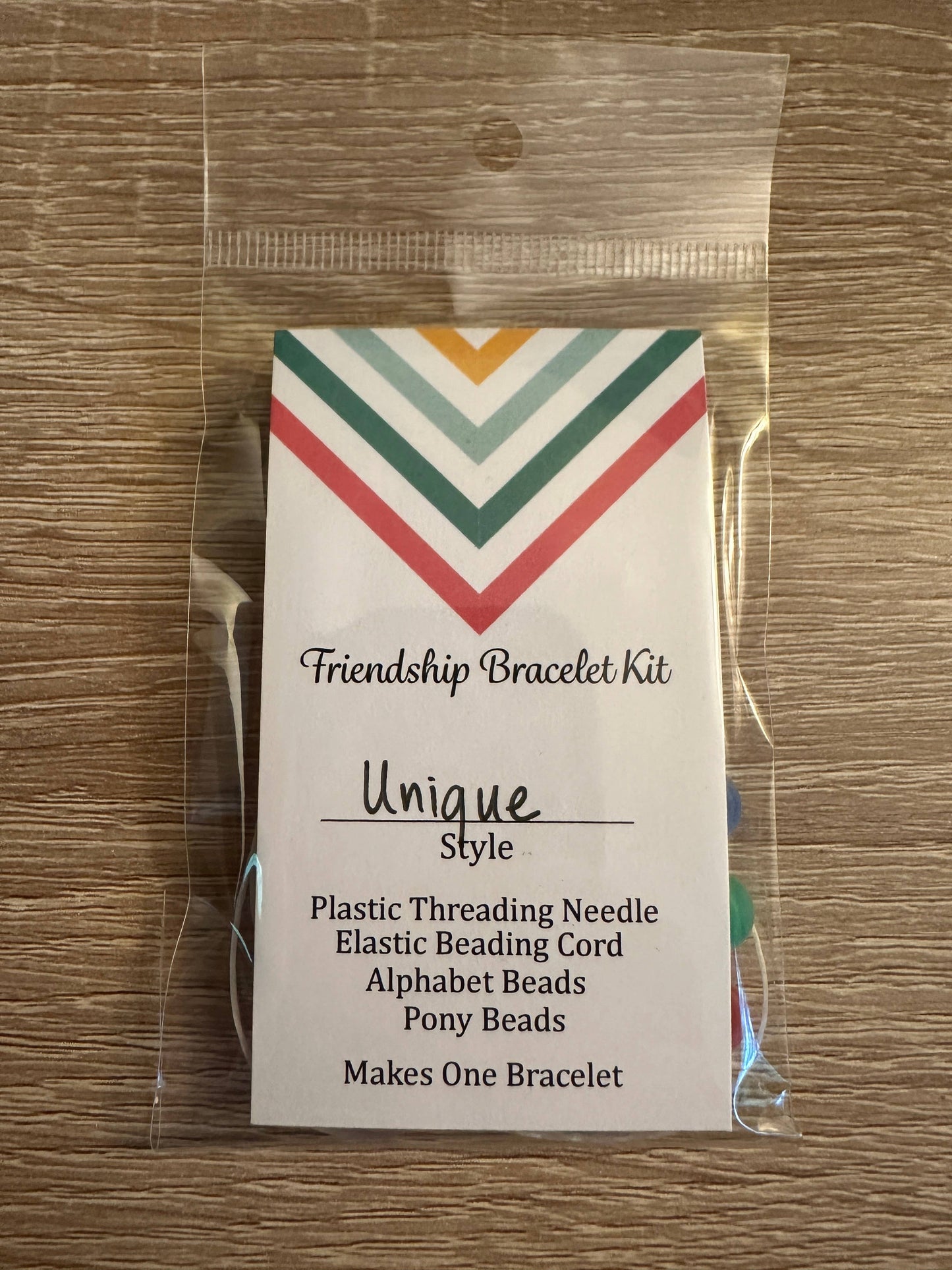 Scribble & Scroll - Friendship Beaded Bracelet Kit - Unique