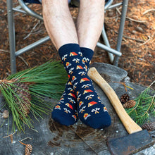 Load image into Gallery viewer, Lavley - Born To Camp, Forced To Work Socks
