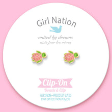 Load image into Gallery viewer, Girl Nation -  Cutie Clip On Earrings- Turtle-y Awesome
