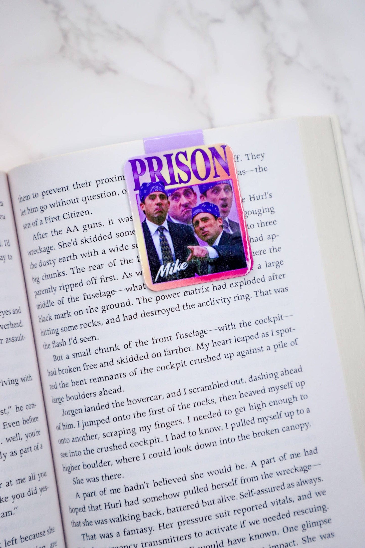 Furever Booked - Prison Mike Magnetic Bookmark